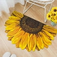 thumbnail image 4 of Ukeler Indoor Doormat Yellow Sunflower Front Door Mat 23''x35'' Non Slip Rubber Backing Floral Rugs Welcome Decorative Door Mat for Inside Outside Entry, 4 of 6