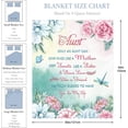 thumbnail image 5 of Aunt Gifts from Niece, Aunt Gifts Blanket 60"x50", Aunt Birthday Gifts, Gifts for Aunt from Nephew, Auntie Gifts from Niece, Best Auntie Gifts Ideas for Mothers Day, to My Aunt Throw Blanket, 5 of 6