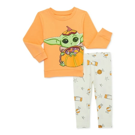 

Baby Yoda Halloween Baby and Toddler Boy and Girl Unisex Outfit Set 2-Piece Sizes 12M-5T