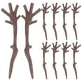 thumbnail image 1 of 100 Uds. Ramas de árbol secas de asta Artificial rama de asta muñeco de nieve ramitas de mano decoración de ramas secas de plástico, 1 of 6