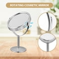 thumbnail image 3 of MasteelfCA Concise Tabletop Makeup Mirror Desktop Mirror Cosmetic Mirror (Silver), 3 of 7