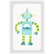 Marmont Hill Eccentric Robot Framed Wall Art
