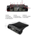 thumbnail image 3 of Wireless Solar Car Tire Pressure Monitoring System, Real-Time TPMS Display, External Sensors, Auto Temperature & Pressure Alarm for Sedans SUVs Trucks, 3 of 8