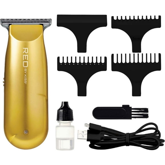Red by Kiss Hair Clipper, Mini Cordless Hair Trimmer