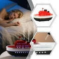 thumbnail image 6 of Cartoon Modeling Ship Aroma Diffuser - 300ML Essential Oil Cool Mist Dual-Hole Boat Humidifier with 7-Color LED Lights, Ultrasonic Quiet Home Office Decor Gifts, 6 of 6