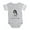Heather Gray, variant on CafePress - Beagle Puppy - Cute Infant Baby Football Bodysuit