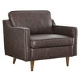 thumbnail image 2 of Modway Impart Genuine Leather Armchair in Brown, 2 of 8