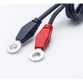 thumbnail image 4 of Mroinge Battery Ring Terminal Harness with 2ft 18AWG Cable and 2-Pin SAE Quick Disconnect Plug (3 Pack), 4 of 4