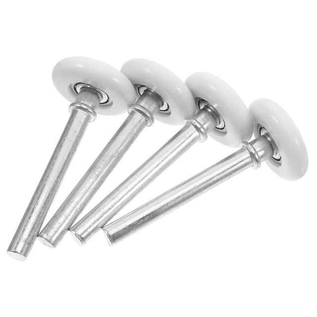 HEATSHAKING 4Pcs Nylon Garage Door Roller Wheels Smooth Silent Operation Easy Installation with Durable Material