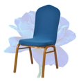 thumbnail image 4 of Funda De Silla De Comedor Cubierta Protectora Mueble Decorativo De Festival Ocasión Hogar Azul Yotijar Cubierta de la silla del comedor, 4 of 9