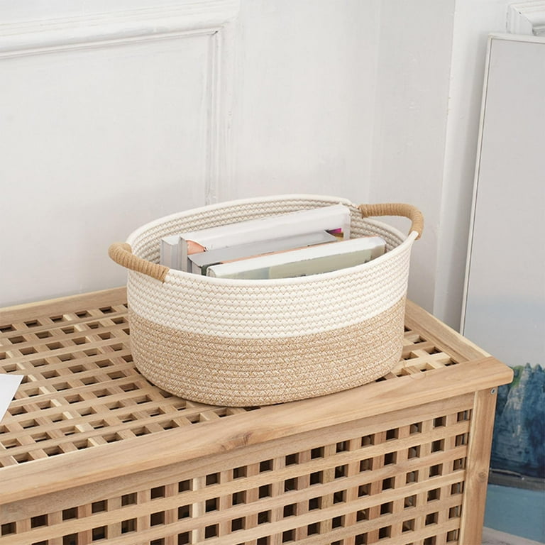 Farmlyn Creek Seagrass Storage Basket for Bathroom Paper Holder (15 x