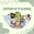 thumbnail image 5 of GoXteam Stuffed Animal Net Hammock Corner Large Toy Storage Organizer Holder Plushies Stuffy Storage Hammock for Kids Baby Nursery Bedroom Playroom Home Wall Room Decor (2 pcak), 5 of 7