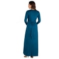 thumbnail image 3 of 24seven Comfort Apparel V-Neck Long Sleeve Maternity Maxi Dress, 3 of 4