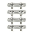 thumbnail image 3 of COSMOBETTY Metal Cable Clamps Silver 4Pcs 2.95x1.10x0.90Inch, 3 of 8