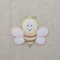 thumbnail image 2 of Children's Pastel Bee - Puffy - Iron On Embroidered Applique Patch, 2 of 2