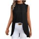 thumbnail image 1 of Casual Tops Cuello Redondo Top sin Mangas Largas para las Mujeres, Elegante Y de Moda Blusa de Color Sólido para el Uso Diario de Verano, 1 of 9