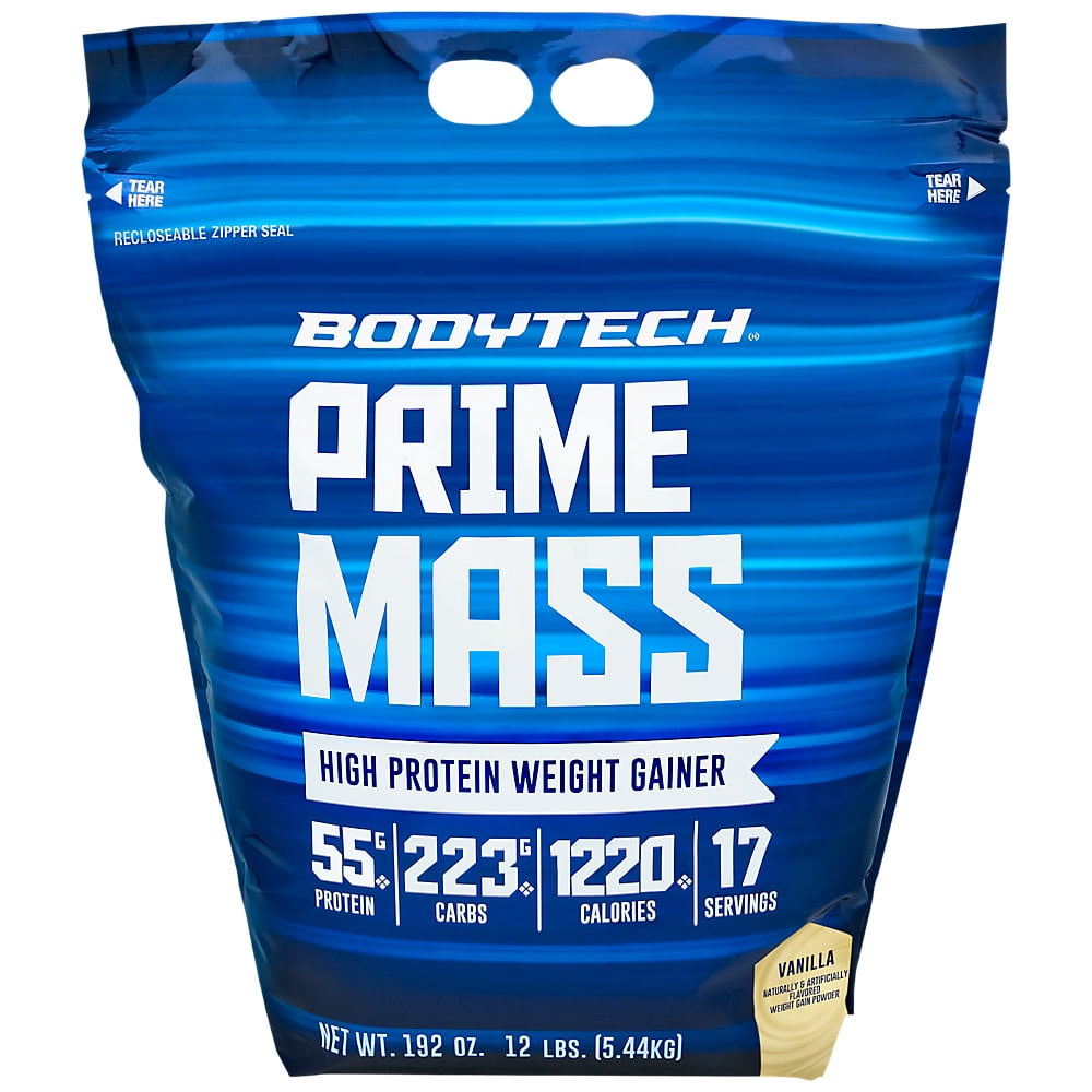 BodyTech Prime Mass High Proetin Weight Gainer With 55 Grams of Protein