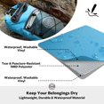 thumbnail image 2 of Mochila STOVER, bolsa impermeable y impermeable con funda flotante, color azul, 2 of 9