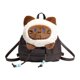 thumbnail image 4 of Mochila de peluche en forma de gato dibujos animados para mujeres mochilas de dibujo par de viajes, 4 of 8