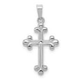 thumbnail image 1 of Quality Gold XR1601 Pendentif Croix Or Blanc 14K Poli, 1 of 1