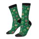 thumbnail image 1 of Fotbe Milk Tea Calcetas Largas con Estampado para Hombre y Mujer – Calcetas de Compresión Transpirables y Elásticas, Viajar y Uso Diario Talla 5-11, 1 of 6