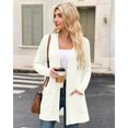 thumbnail image 4 of MISFAY Women's Cardigans Long Sleeve with Pockets - Open Front Lightweight Cardigan, 4 of 5