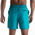 thumbnail image 6 of RYDCOT Men's Solid Color Surfing Pants Quick-Drying Sport Shorts Loose Beach Short Pants Summer Fashion Outdoor Fitness Basketball Shorts Sky Blue, 6 of 8
