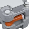 thumbnail image 5 of vidaXL Portable Camping Toilet Gray 5.3+2.6 gal, 5 of 8
