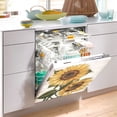 thumbnail image 2 of Big Sunflower Dishwasher Magnet Cover Reuseable Refrigerator Magnet Cover Decal Kitchen Fridge Microwave Stickers Hoilday Party Decor 23 x 26 inch, 2 of 5
