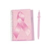 Pink RiBulletin Boardon Spiral Notebook & Pen Set - 12 Pieces