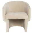 thumbnail image 2 of Nuevo Clementine Fabric & Plastic Single Seat Sofa in Almond Beige/Black, 2 of 4