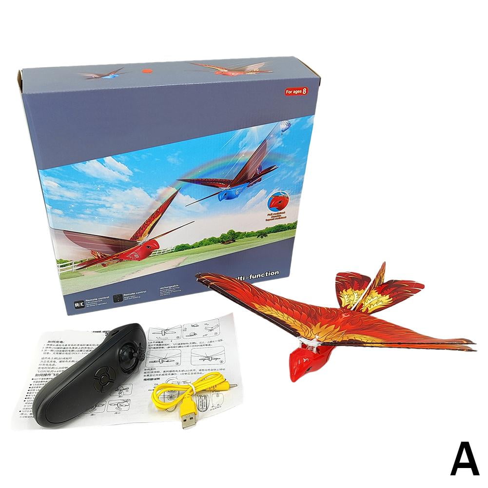 Remote Control Bionic Flying Bird Toy Simulating Real Flight for Indoor and Outdoor Use, Multiple Sizes Available