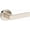 Silver, variant on Baldwin PSSHACRR044 Sharpewood Passage Door Lever Set - Brass