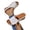 10#White, variant on Women'S Polka Dots Platform Chunky Heel Sandals Casual Round Open Toe Wide Strap Non Slip Thick Sole Dress Mule Sandals For Summer Beach Vacation Party Walking