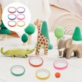 thumbnail image 3 of CTIRCHIU 6 Rolls Color Tape Plastic Relieves Stress Assorted Color Leisure Time, 3 of 8