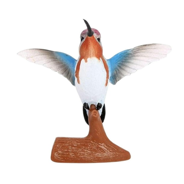 Figura de modelo de colibríes de la colección de esculturas de animales Estatuas de juguete para niños Figuras para adornos de regalo de cumpleaños 2996