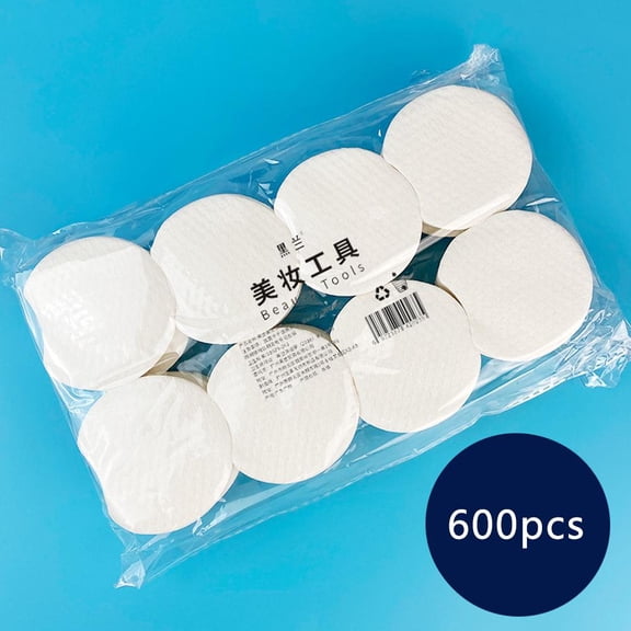 300-1200 Pcs Makeup Remover Cotton Cloth Pads Face Dry Cleaning Wet Use C2O7