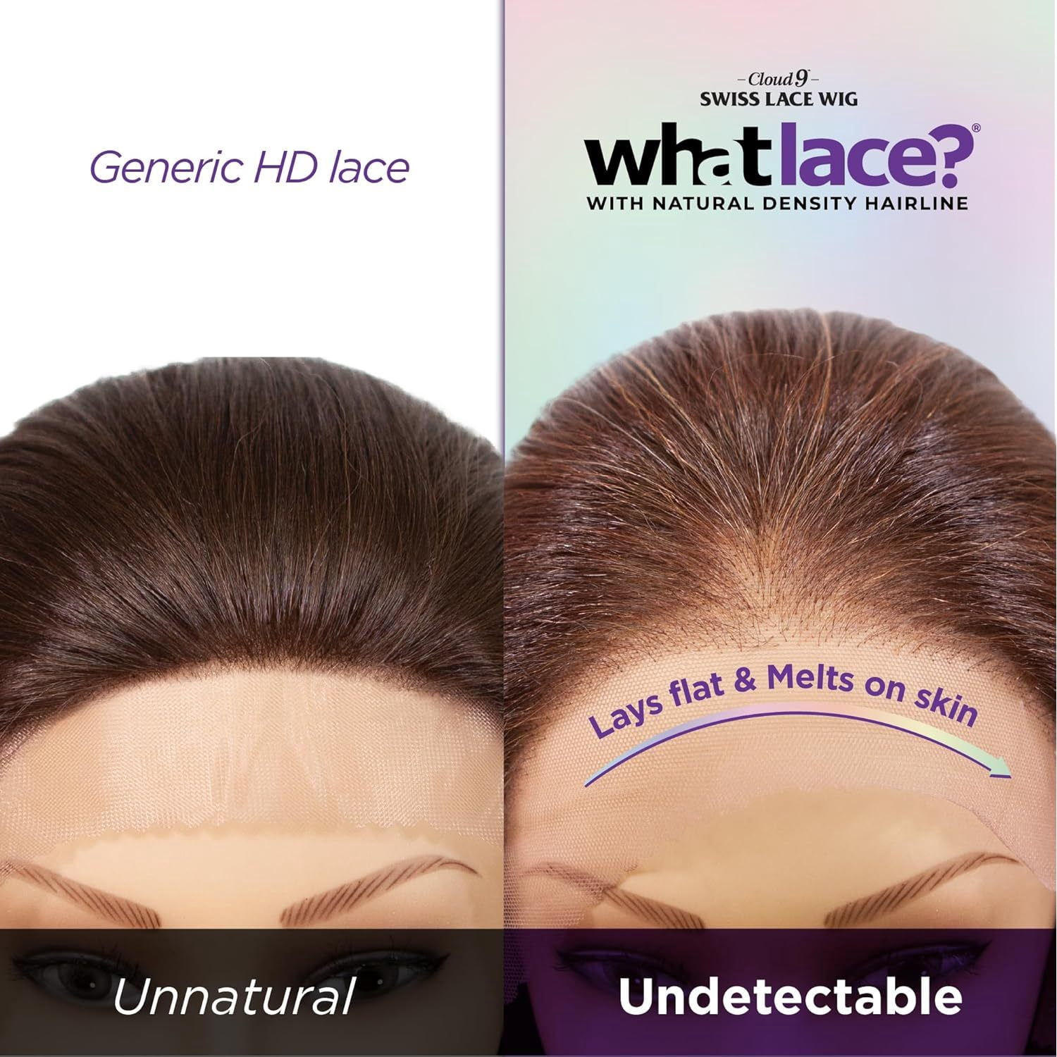 Sensationnel What lace 13x6 wigs - latisha synthetic wig cloud 9 with preplucked hairline hd lace - Whatlace Latisha (1B OFFBLACK)