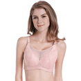 thumbnail image 3 of BIMEI Mastectomy Bra with Pockets for Breast Prosthesis Women's Full Coverage Wirefree Everyday Bra 8699,Pink, 34B, 3 of 7