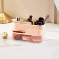 thumbnail image 5 of Desktop Plastic Storage Box, Drawer Organizer for Cosmetics and Stationery, Dorm Room Desk Tray with Multiple Compartments for Tidy Countertop, Bathroom, and Office Organization, 5 of 6