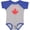 Baseball Heather and Royal, variant on Inktastic Canada Maple Leaf Boys or Girls Baby Bodysuit