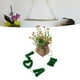 thumbnail image 4 of Planta En Maceta Artificial Colgante, Tecnología De Procesamiento De Flocado Electrostático Cesta De Flores Artificiales Colgantes Colores Brillantes Para El Dormitorio ANGGREK Otros, 4 of 8
