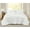 White, variant on Brooklyn Loom Oversized Cotton Percale Olive Green Full/Queen 3 Piece Comforter Set, Solid Color Themed, Oeko-TEX Certified Confidence