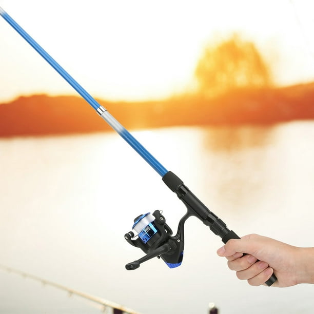 Sturdy Durable Beginner Fishing Rod, 2PCS Portable Fishing Rod, For  Beginner Outdoor Use Fishing Lover Fishing Tackle Adult Children Sea/  Fishing Plastic Fishing Reel 