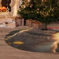 thumbnail image 6 of Sikiie Sunset Daisy Dog 30-48 inches {designName} Print Christmas Tree Skirt Snowman Xmas Tree Skirt with Edge Christmas Decorations for Holiday Party36", 6 of 7