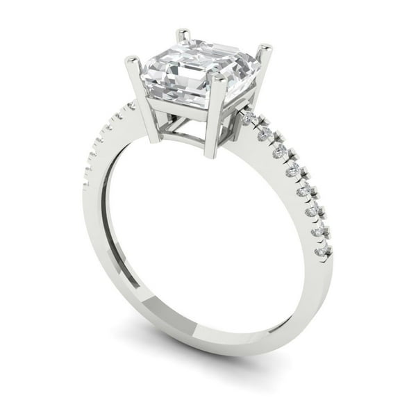 2.21ct Round Cut Yellow Moissanite 18k Yellow Gold Engraving Statement Bridal Wedding Designer Ring Size 5.75