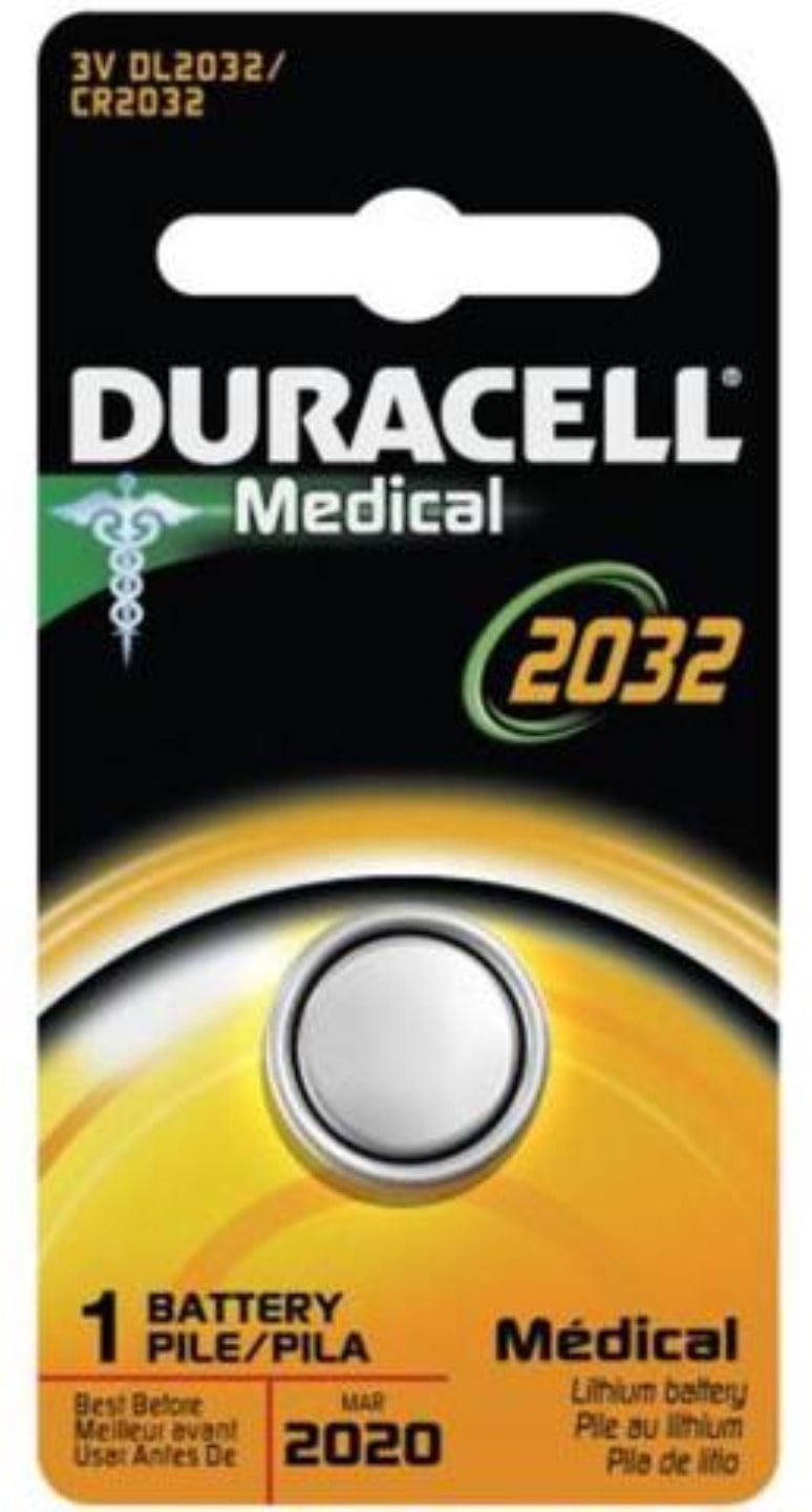 4 Pack Duracell Lithium Battery Medical 3 Volt [DL2032] 1 ea