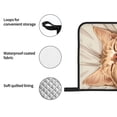 thumbnail image 4 of Pofeuu Sleeping Cat In Blanket Print Oven Mitts and Pot Holders 4 pcs Set,High Heat Resistant 500 Degree Extra Thicken Long Kitchen Cotton Oven Glove for Cooking, 4 of 6