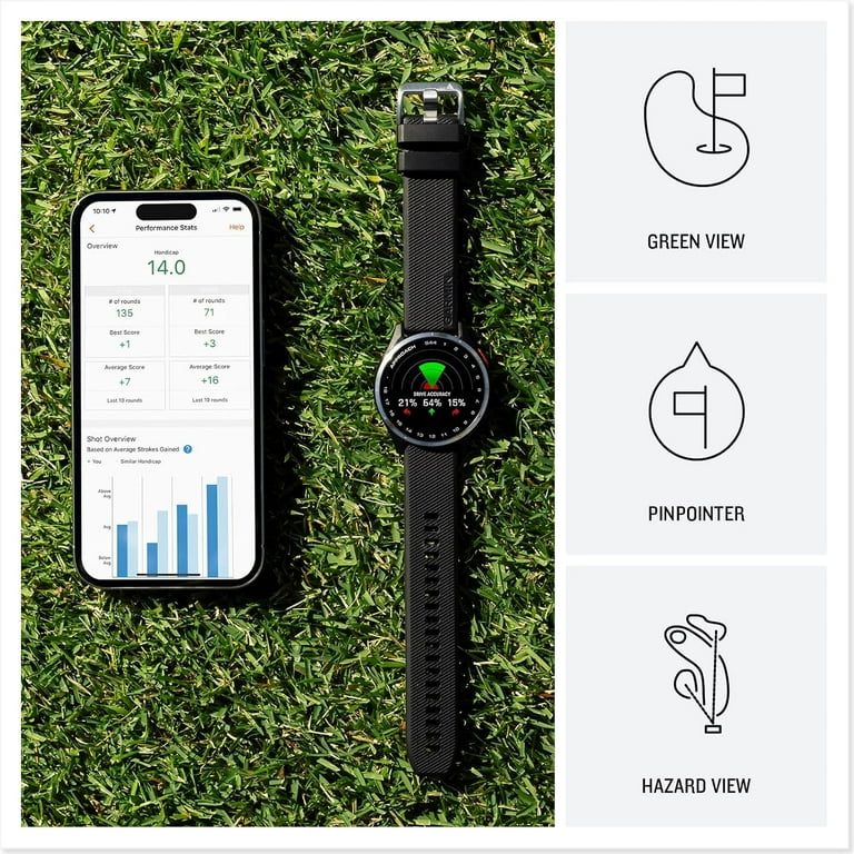 Garmin Approach S44 スマートウオッチ　保証期間内 Garmin Approach S44 Essential Golf Watch with GPS, AMOLED Display