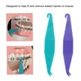 thumbnail image 3 of 25Pcs Multicolored Elastic Rubber Bands Placers for Braces Disposable Orthodontic Elastic Placers, 3 of 7